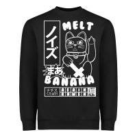 Black melt banana classic Heavyweight Sweatshirt - artisFamous
