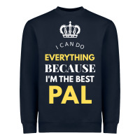 Navy i'm the best pal Heavyweight Sweatshirt - artisFamous