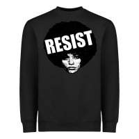 Black angela davis speaking Heavyweight Sweatshirt - artisFamous