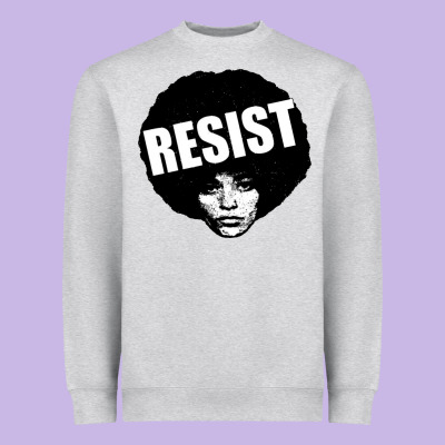 Angela Davis Speaking Heavyweight Sweatshirt Designed By Artisfamous