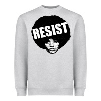 Heather Grey angela davis speaking Heavyweight Sweatshirt - artisFamous