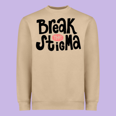 End The Stigma Merch Heavyweight Sweatshirt Designed By Artisfamous