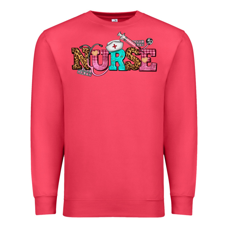 Nurse With Nurse Element Premium Sweatshirt by AdoDesignShop | Teevron
