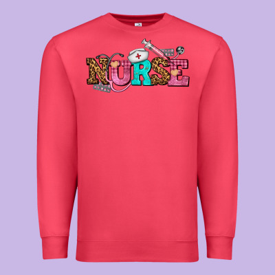 Nurse With Nurse Element Premium Sweatshirt Designed By Adodesignshop