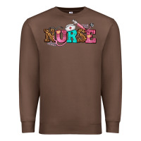 Chestnut nurse with nurse element Premium Sweatshirt - AdoDesignShop