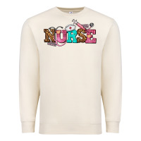 Sandshell nurse with nurse element Premium Sweatshirt - AdoDesignShop
