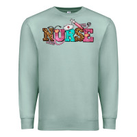Seafoam nurse with nurse element Premium Sweatshirt - AdoDesignShop