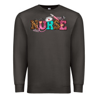 Smoke nurse with nurse element Premium Sweatshirt - AdoDesignShop
