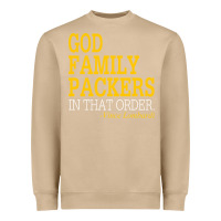 God Family Packers In That Order Heavyweight Sweatshirt | Teevron