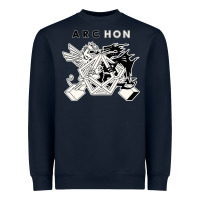 Navy archon game Heavyweight Sweatshirt - artisFamous