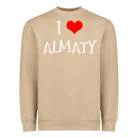 Mushroom i love almaty city Heavyweight Sweatshirt - artisFamous