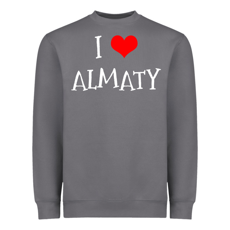 I Love Almaty City Heavyweight Sweatshirt by artisFamous | Teevron