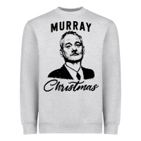Heather Grey murray christmas Heavyweight Sweatshirt - artisFamous
