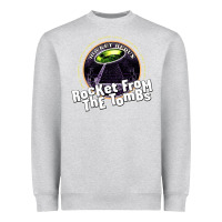 Heather Grey rocket from the tombs Heavyweight Sweatshirt - artisFamous