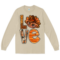 Mushroom thanksgiving with turkey love bbs Long Sleeve Tee - BundleAndBundleShop