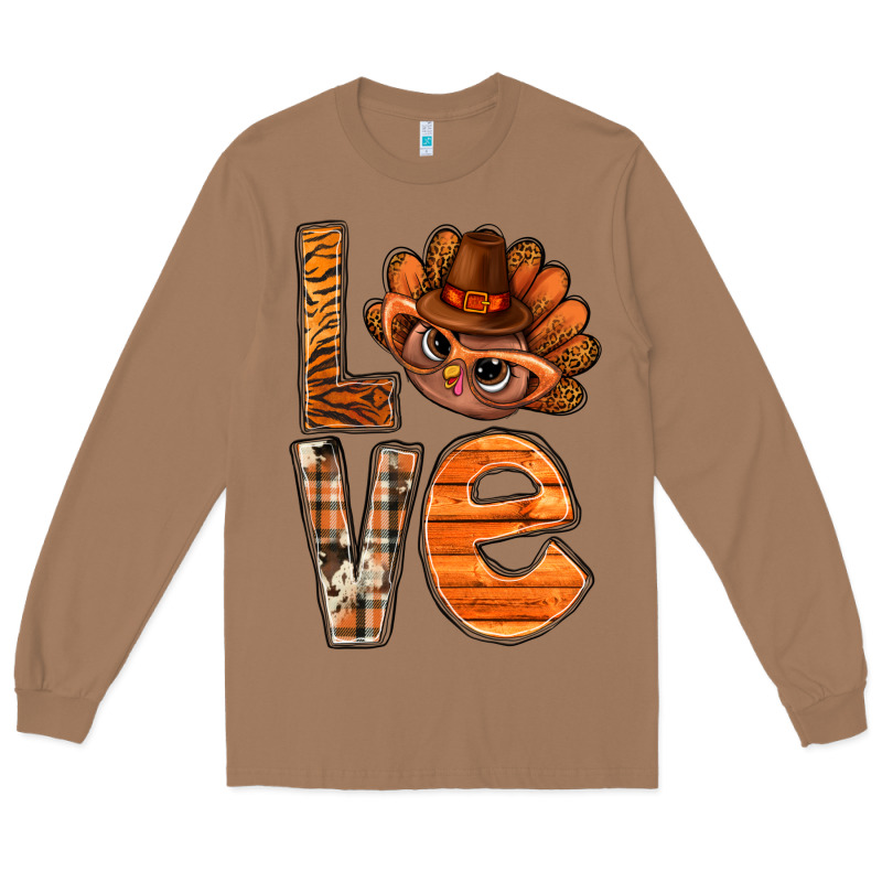Thanksgiving With Turkey Love Bbs Long Sleeve Tee by BundleAndBundleShop | Teevron