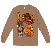 Toasted Coconut thanksgiving with turkey love bbs Long Sleeve Tee - BundleAndBundleShop