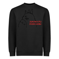 Black best studio ghibli Heavyweight Sweatshirt - artisFamous
