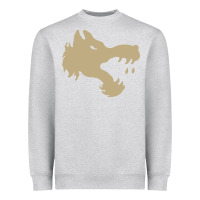 Heather Grey The gray wolf of battletech Heavyweight Sweatshirt - artisFamous
