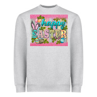 Heather Grey happy easter mousepad Heavyweight Sweatshirt - BarkalooDesign