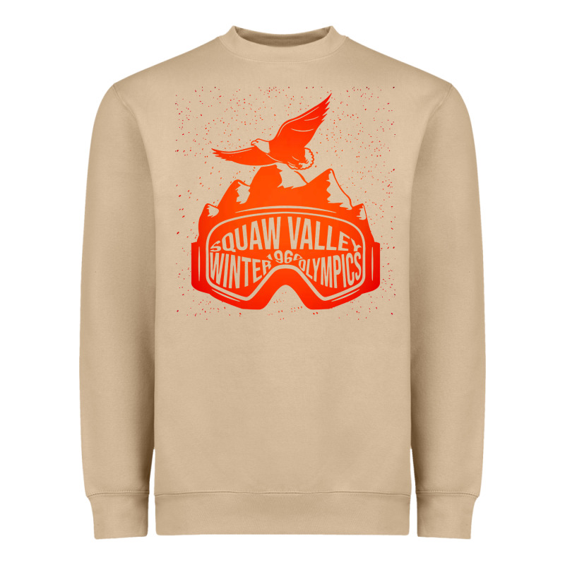 Squaw Valley Winter Olympics 1960 Heavyweight Sweatshirt by artisFamous | Teevron