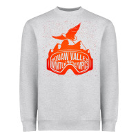 Heather Grey squaw valley winter olympics 1960 Heavyweight Sweatshirt - artisFamous
