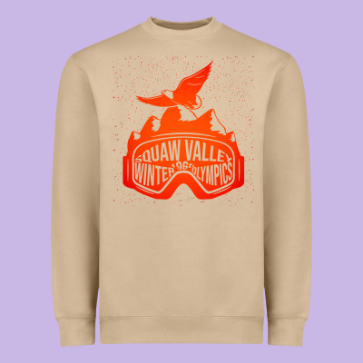 Squaw Valley Winter Olympics 1960 Heavyweight Sweatshirt Designed By Artisfamous