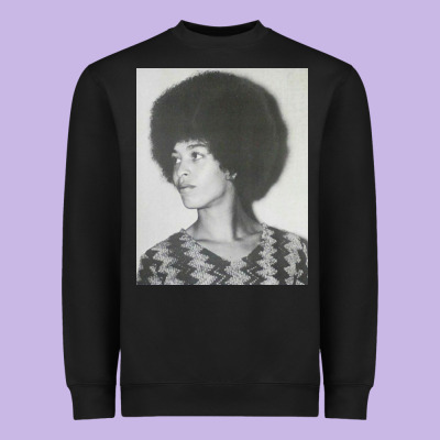 Angela Davis Speaking Heavyweight Sweatshirt Designed By Artisfamous