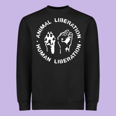 Animal Liberation Heavyweight Sweatshirt Designed By Artisfamous