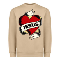 Mushroom jesus love Heavyweight Sweatshirt - artisFamous
