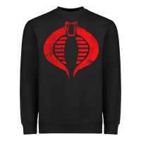 Black vintage cobra symbol Heavyweight Sweatshirt - artisFamous