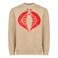 Mushroom vintage cobra symbol Heavyweight Sweatshirt - artisFamous