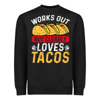 Black tacos work out gym gift classic Heavyweight Sweatshirt - artisFamous