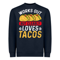 Navy tacos work out gym gift classic Heavyweight Sweatshirt - artisFamous