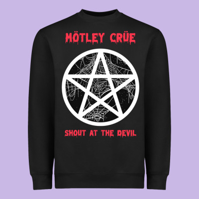 Shout At The Devil Heavyweight Sweatshirt Designed By Artisfamous