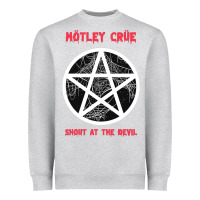 Heather Grey shout at the devil Heavyweight Sweatshirt - artisFamous