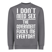Storm the government fucks me everyday Heavyweight Sweatshirt - artisFamous