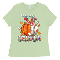 Matcha its the season baseball Ladies Tee - CowGirlArtShop