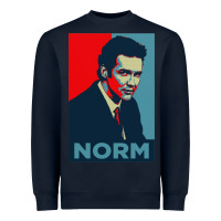 Navy norm macdonald comedian Heavyweight Sweatshirt - artisFamous