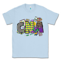 Dusty Blue cna mardi gras certified nursing assistant Classic Tee - CowGirlArtShop