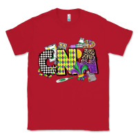Red cna mardi gras certified nursing assistant Classic Tee - CowGirlArtShop