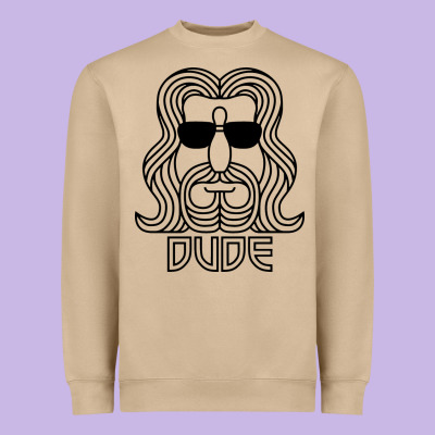 Dude The Big Lebowski Heavyweight Sweatshirt Designed By Artisfamous