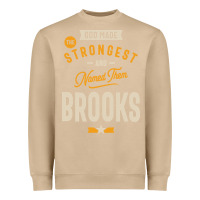 Mushroom Brooks Personalized Name Birthday Gift Heavyweight Sweatshirt - artisFamous