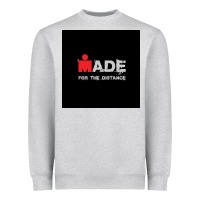 Heather Grey ironman triatlon Heavyweight Sweatshirt - artisFamous