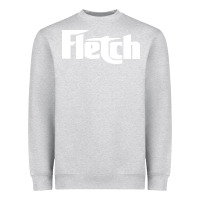 Heather Grey fletch Heavyweight Sweatshirt - artisFamous