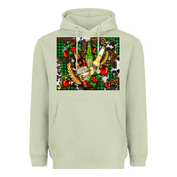 Matcha beer set for Christmas Heavyweight Hoodie - AdoDesignShop