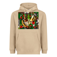 Mushroom beer set for Christmas Heavyweight Hoodie - AdoDesignShop