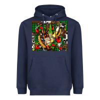 Navy beer set for Christmas Heavyweight Hoodie - AdoDesignShop