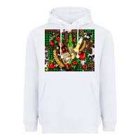 White beer set for Christmas Heavyweight Hoodie - AdoDesignShop