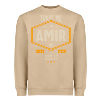 Mushroom Amir Personalized Name Birthday Gift Heavyweight Sweatshirt - artisFamous